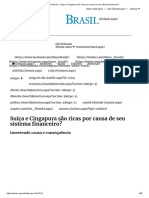 Mises Brasil - Suíça e Cingapura São Ricas Por Causa de Seu Sistema Financeiro