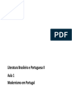 Literatura Brasileira e Portuguesa II Aula 1