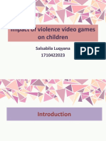 Impact of Media Violence On Children