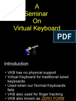 A Seminar On Virtual Keyboard