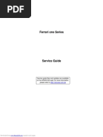 Service Manual Ferrari One 200