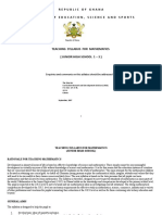 Mathematics Syllabus Jhs 1-3