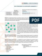 Difusion Mapa de Coeficiente de Difusin Aparente y Exponencial PDF