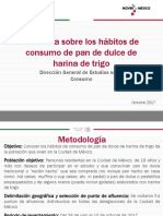 Encuesta Sobre Los Habitos de Consumo de Pan de Dulce de Harina de Trigo