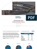 3Q18 Industrial Sentiment Survey October 2018