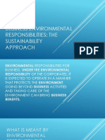 Business Environmental Responsibilities 