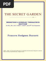 Frances Hodgson Burnett - The Secret Garden (Webster's Korean Thesaurus Edition) (2006)