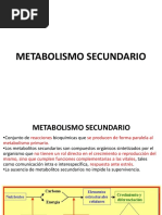 Metabolismo Secundario