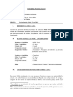 Informe Psicológico - Nilda