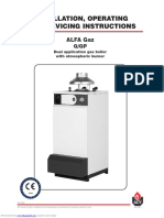 MANUAL - ALFA Boiler For Central Heating System