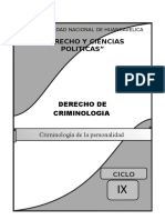 Gaceta de La Criminologia de La Personalidad 1