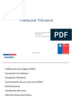 Franquicia Tributaria - Marzo 2017 - PUC