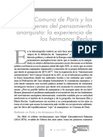 Dialnet LaComunaDeParisYLosOrigenesDelPensamientoAnarquist 3785836 PDF