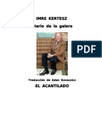 Imre Kertész - Diario de La Galera PDF