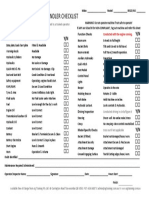 Telehandler Checklist