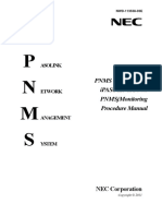 P N M S: PNMS (Java Version) iPASOLINK Series PNMSJ Monitoring Procedure Manual