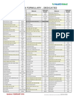 2018 Generic Formulary - Dedicated and Super Molecule Summary