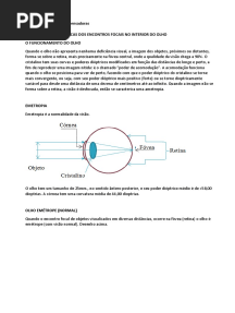 Ametropias e Lentes Compensadoras