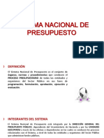 Sistema Nacional de Presupuesto