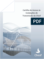 Cartilha de Acesso Às Instalações de Transmissão Da Chesf - JUL2017