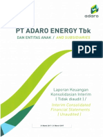 ADRO 20170307 - Laporan Keuangan Konsolidasian PT Adaro Energy TBK FY2016