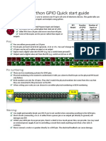 RPi GPIO Python Quickstart Guideaa