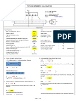 Crossing Calculation API 1102 8inch Sch40 Api5lbrg 1.3depth