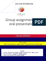 Oral Presentations 15groups Old