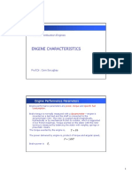 Engine Characteristics: Internal Combustion Engines