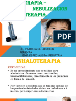 Inhaloterapia y Nebulizaciones