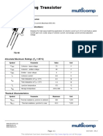 Datasheet Transistor 2N2222A