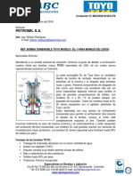 Abc0520181025-278 Bba Sumergible Toyo Modelo Dl-1 Petromil