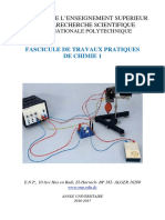 Fascicule de TP de Chimie 1