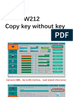 w212 Copy Key Without Key With Cgdi MB