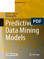 (Computational Risk Management) David L. Olson, Desheng Wu (Auth.) - Predictive Data Mining Models (2017, Springer Singapore)