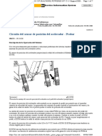 Circuito Del Sensor de Posición Del Acelerador - Probar