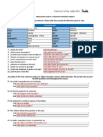 Lección 56 - Preguntas Sujeto y Objeto en El Pasado Simple