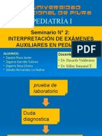 Interpretación de Exámenes Auxiliares en Pediatría