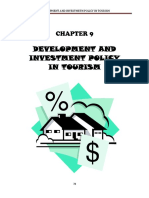 9 Development and Investment Policy in Tourism