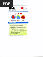 BLS AHA 2018 Flashcard