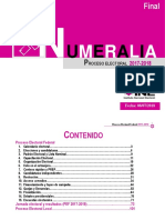 Numeralia Proceso Electoral 2017-2018