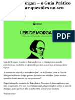 Leis de Morgan - o Guia Prático para Acertar Questões No Seu Concurso!