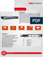 Ds-3E0326P-E 24-Ports 100Mbps Unmanaged Poe Switch