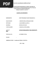 CENTRO DE CONCILIACIÓN EXTRAJUDICIAL Expediente 1 Felipe