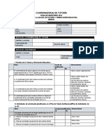 Ficha de Monitoreo Coordinador de Tutoría