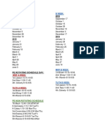 Pe Schedule A 2fb 2017-2018