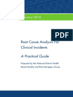 Root Cause Analysis For Clinical Incidents Feb 12