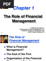 The Role of Financial Management