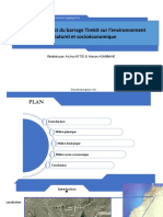 Etude D'impact Du Barrage Timkit Sur L'environnement Naturel Et Socioéconomique