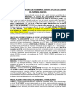 Contrato Preparatorio Promesa y Opcion de Venta Delta Del Norte Sac & Campos 